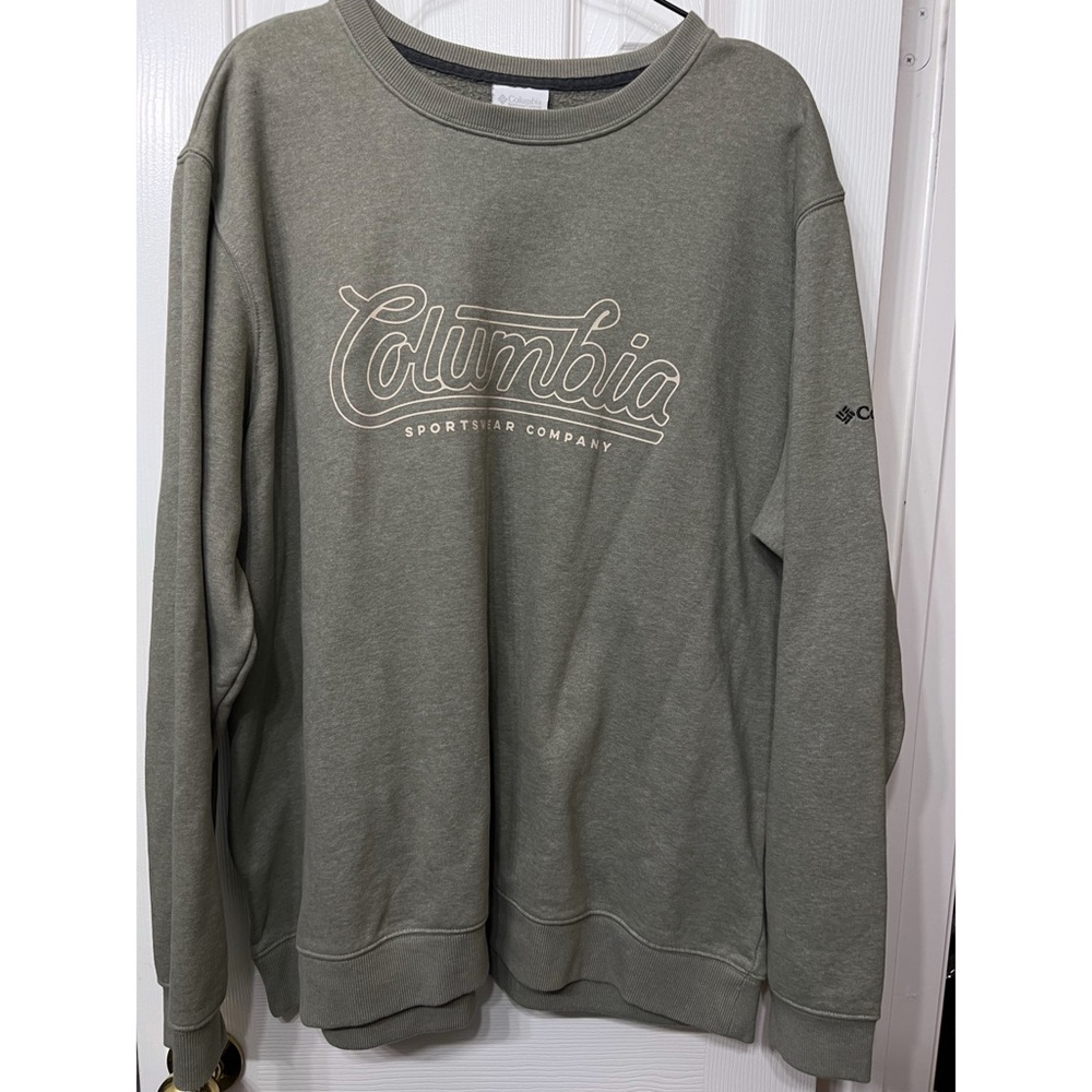 COLUMBIA embroidered Crewneck Pullover sweatshirt